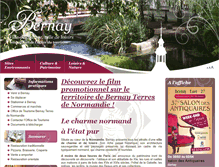 Tablet Screenshot of bernaytourisme.fr